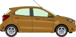 Car 13 (brown)